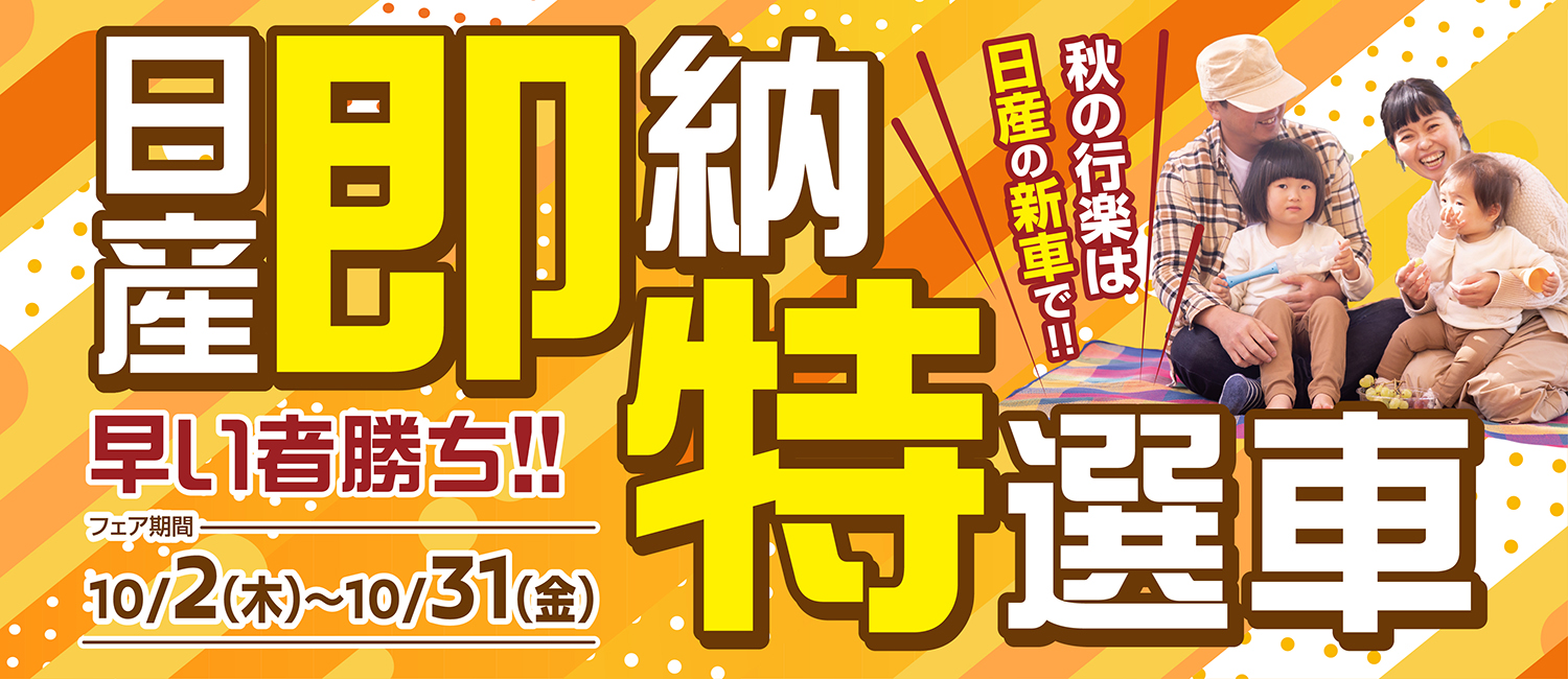 即納特選車